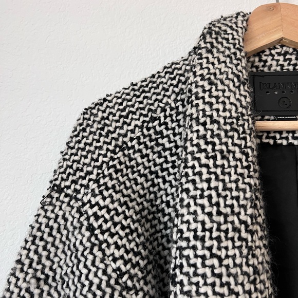 BLANKNYC Black & White Say Anything Tweed Coat - Picture 3 of 8